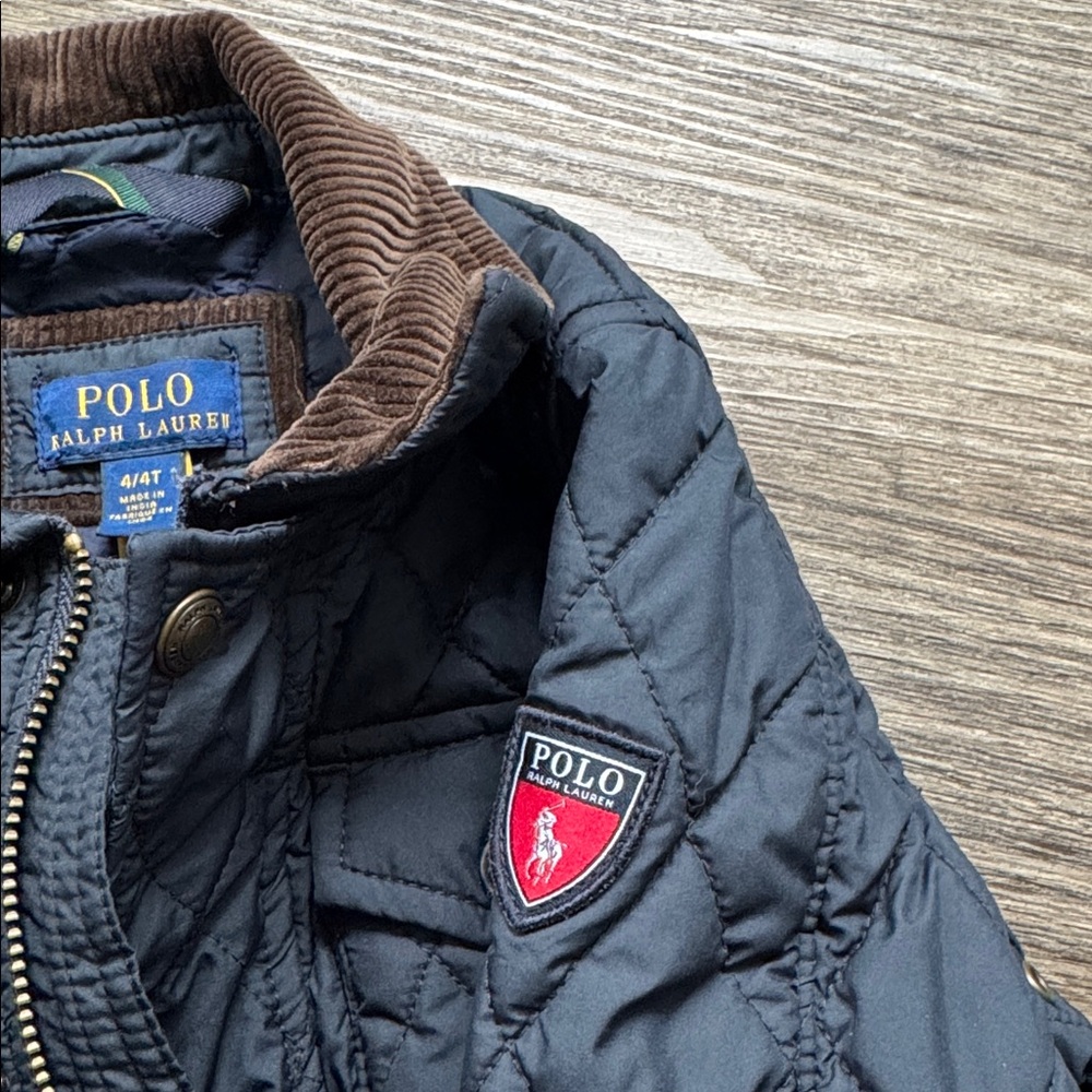 Polo by Ralph Lauren Quilted Black Jacket - Picture 6 of 7